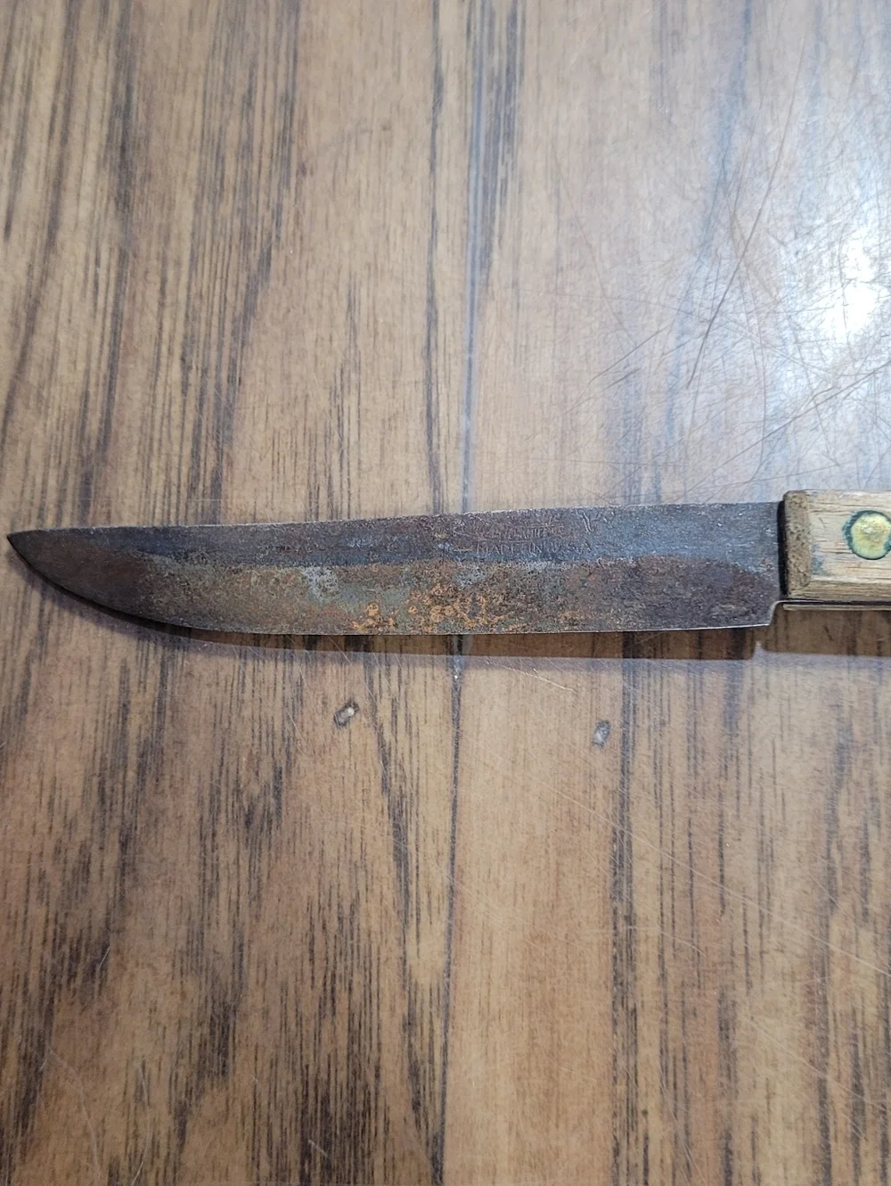 Old Hickory Ontario Wood Handle Knive‎ 7.5